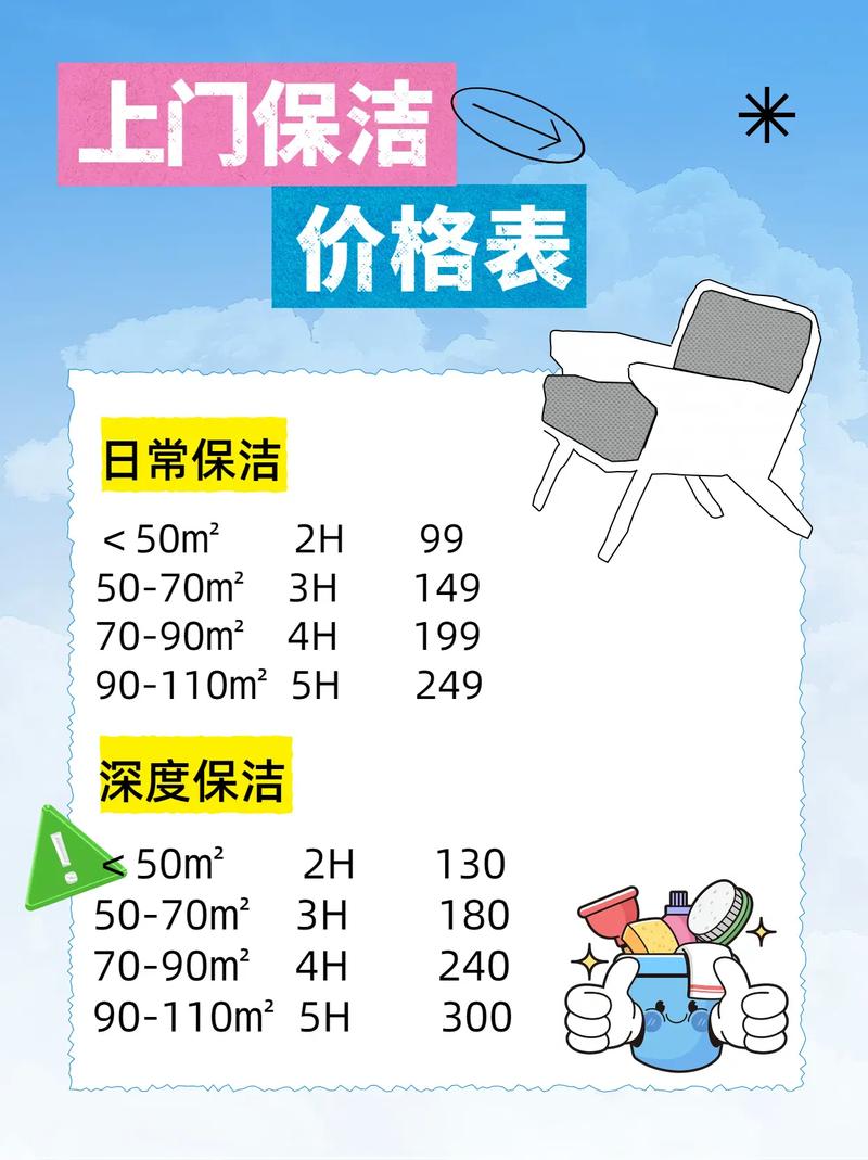 南京家政服务价格表最新收费标准是多少？